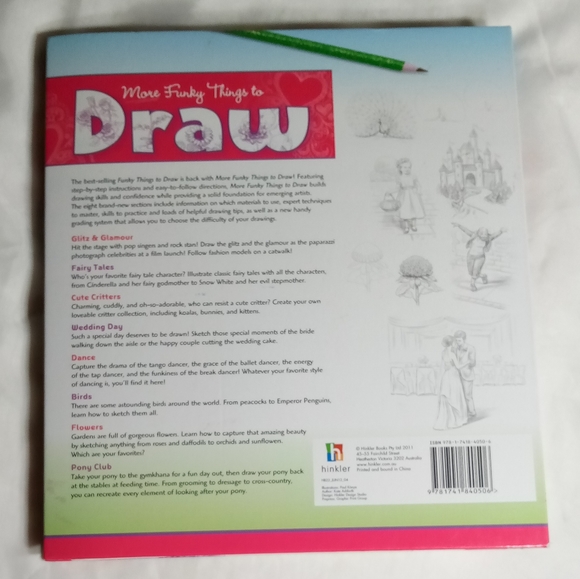 More Funky Things To Draw Book by Hinkler Books 2011 - Picture 4 of 12